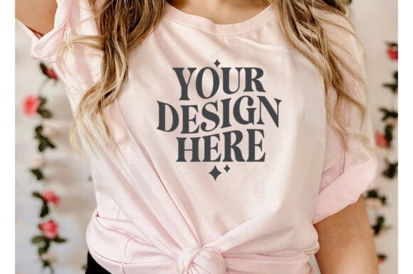 Bella Canvas 3001 Valentine’s Day Mockup for Graphics and Product Mockups
