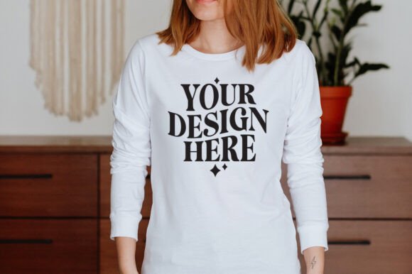Bella Canvas 3501 White Mockup - Clean Graphics for Product Mockups