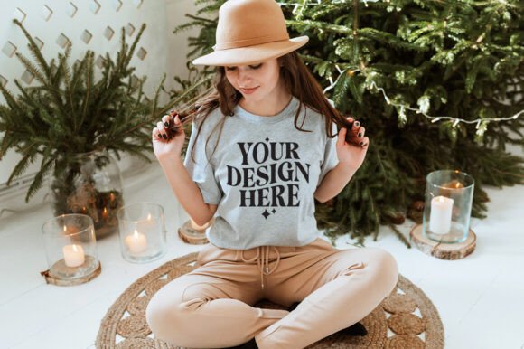 Christmas Bella Canvas 3001 Mockup 19: A Graphic Designer’s Take