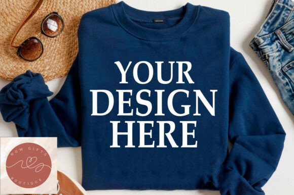 Gildan 18000 Flat Lay Mockup 7 for Graphics and Product Mockups