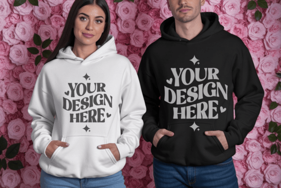 Gildan Valentine Couple Hoodie Mockup 1 Review