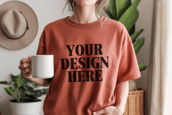 Halloween Bella Canvas 3001 Mockup 42: A Graphic Product Mockup for Content Creators